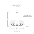 CAPITAL LIGHTING, DIXON CHANDELIER, CHANDELIER LIGHT
