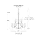 CAPITAL LIGHTING, DIXON CHANDELIER, CHANDELIER LIGHT