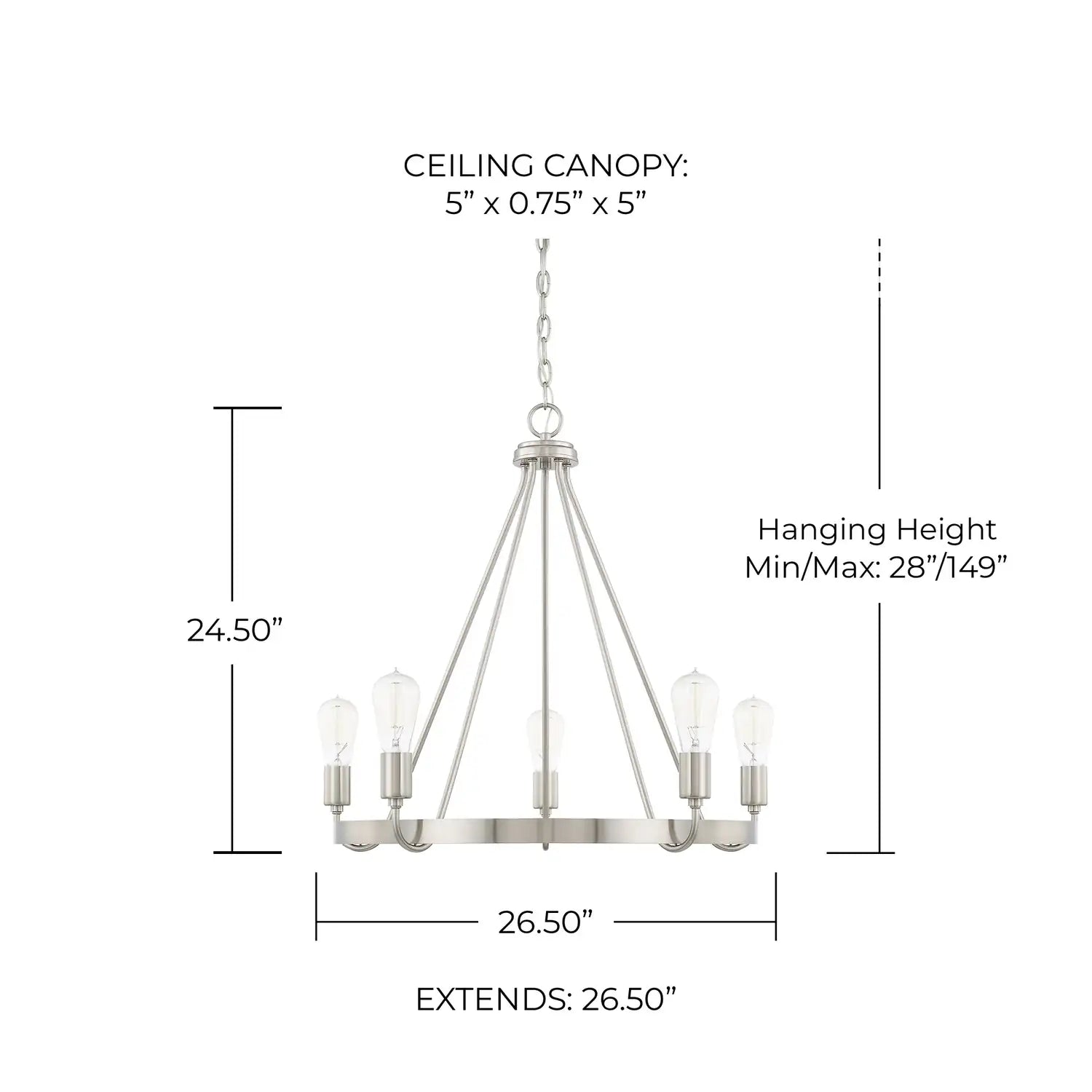 CAPITAL LIGHTING, TANNER CHANDELIER, CHANDELIER LIGHT