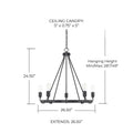 CAPITAL LIGHTING, TANNER CHANDELIER, CHANDELIER LIGHT