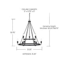 CAPITAL LIGHTING, TANNER CHANDELIER, CHANDELIER LIGHT