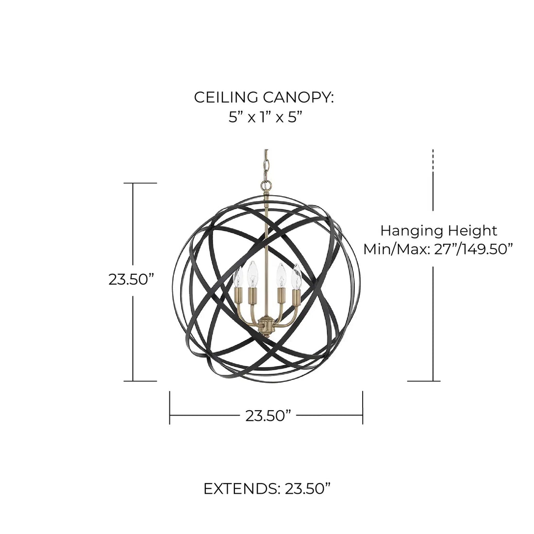 CAPITAL LIGHTING, AXIS PENDANT, PENDANT LIGHT