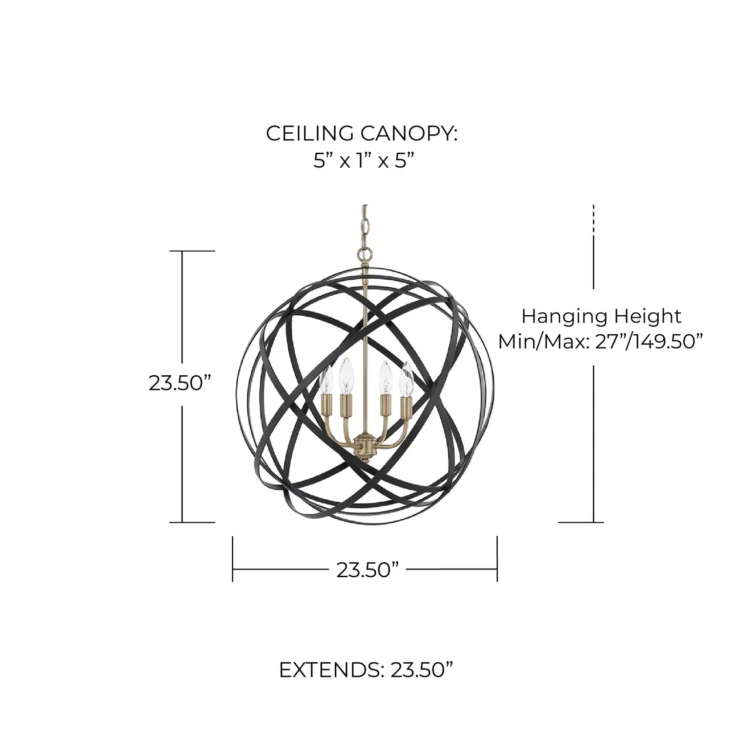 CAPITAL LIGHTING, AXIS PENDANT, PENDANT LIGHT