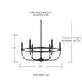 CAPITAL LIGHTING, RYLANN CHANDELIER, CHANDELIER LIGHT