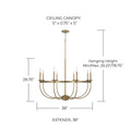 CAPITAL LIGHTING, RYLANN CHANDELIER, CHANDELIER LIGHT