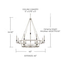 CAPITAL LIGHTING, TUX CHANDELIER, CHANDELIER LIGHT