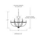 CAPITAL LIGHTING, GREYSON CHANDELIER, CHANDELIER LIGHT