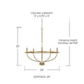 CAPITAL LIGHTING, GREYSON CHANDELIER, CHANDELIER LIGHT