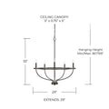 CAPITAL LIGHTING, GREYSON CHANDELIER, CHANDELIER LIGHT