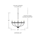CAPITAL LIGHTING, GREYSON CHANDELIER, CHANDELIER LIGHT