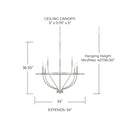 CAPITAL LIGHTING, GREYSON CHANDELIER, CHANDELIER LIGHT