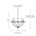 CAPITAL LIGHTING, GREYSON CHANDELIER, CHANDELIER LIGHT