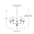 CAPITAL LIGHTING, COLTON CHANDELIER, CHANDELIER LIGHT