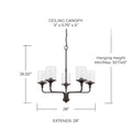 CAPITAL LIGHTING, COLTON CHANDELIER, CHANDELIER LIGHT