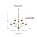 CAPITAL LIGHTING, COLTON CHANDELIER, CHANDELIER LIGHT