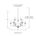 CAPITAL LIGHTING, COLTON CHANDELIER, CHANDELIER LIGHT