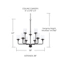 CAPITAL LIGHTING, COLTON CHANDELIER, CHANDELIER LIGHT