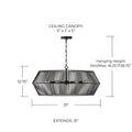 CAPITAL LIGHTING, KAIYA CHANDELIER, CHANDELIER LIGHT