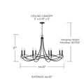 CAPITAL LIGHTING, SONNET CHANDELIER, CHANDELIER LIGHT