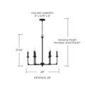 CAPITAL LIGHTING, CLINT CHANDELIER, CHANDELIER LIGHT