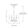 CAPITAL LIGHTING, LAURENT CHANDELIER, CHANDELIER LIGHT