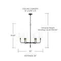CAPITAL LIGHTING, BECKHAM CHANDELIER, CHANDELIER LIGHT