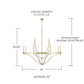 CAPITAL LIGHTING, ISABELLA CHANDELIER, CHANDELIER LIGHT
