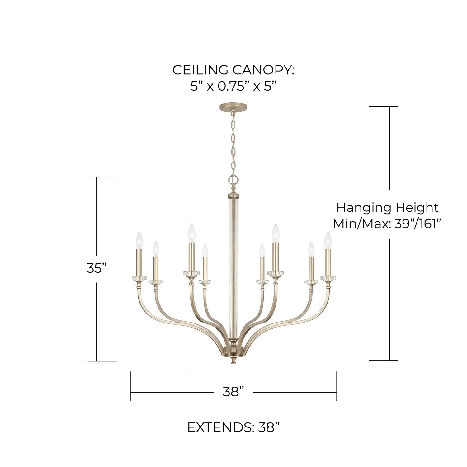 CAPITAL LIGHTING, BREIGH CHANDELIER, CHANDELIER LIGHT