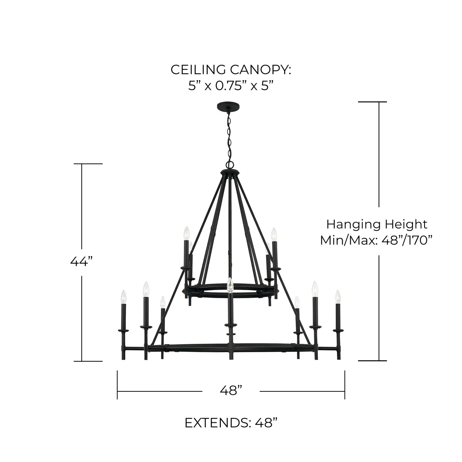CAPITAL LIGHTING, OGDEN CHANDELIER, CHANDELIER LIGHT