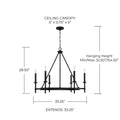 CAPITAL LIGHTING, OGDEN CHANDELIER, CHANDELIER LIGHT