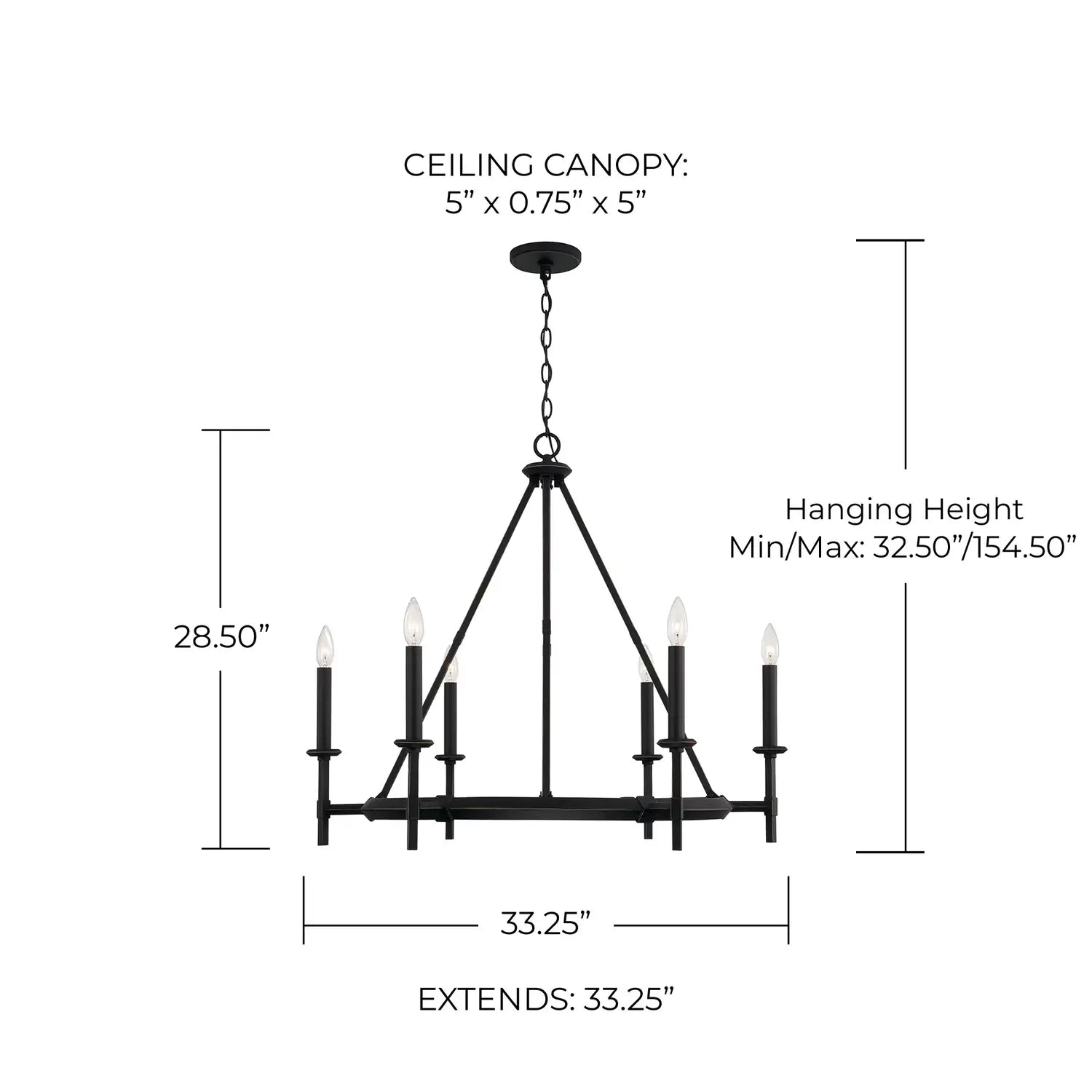CAPITAL LIGHTING, OGDEN CHANDELIER, CHANDELIER LIGHT