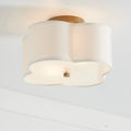 CAPITAL LIGHTING, QUINN SEMI-FLUSH, SEMI FLUSH MOUNT LIGHT