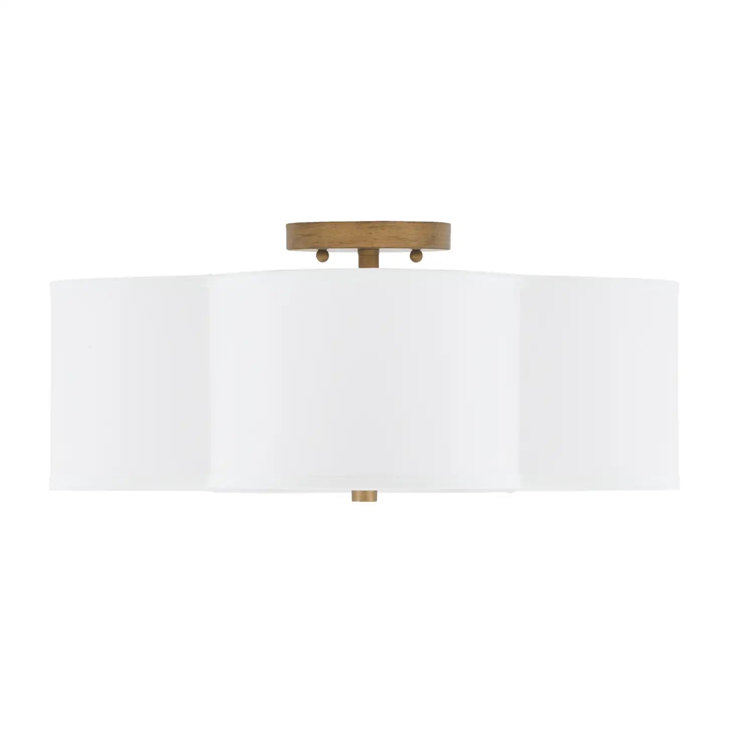 CAPITAL LIGHTING, QUINN SEMI-FLUSH, SEMI FLUSH MOUNT LIGHT