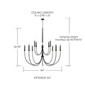 CAPITAL LIGHTING, AMARA CHANDELIER, CHANDELIER LIGHT