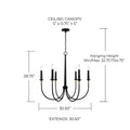 CAPITAL LIGHTING, AMARA CHANDELIER, CHANDELIER LIGHT