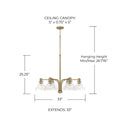 CAPITAL LIGHTING, GREER CHANDELIER, CHANDELIER LIGHT