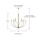 CAPITAL LIGHTING, HOLDEN CHANDELIER, CHANDELIER LIGHT