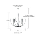 CAPITAL LIGHTING, HOLDEN CHANDELIER, CHANDELIER LIGHT