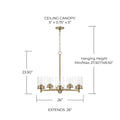 CAPITAL LIGHTING, MASON CHANDELIER, CHANDELIER LIGHT