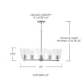 CAPITAL LIGHTING, BAKER CHANDELIER, CHANDELIER LIGHT