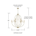 CAPITAL LIGHTING, MADISON CHANDELIER, CHANDELIER LIGHT