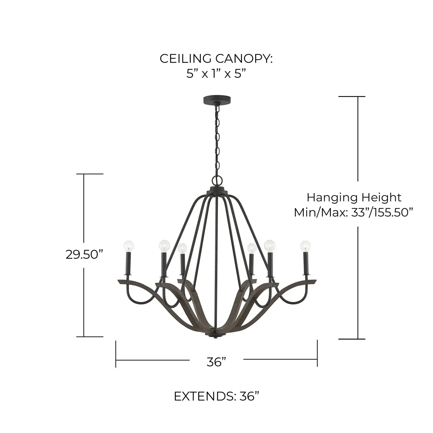 CAPITAL LIGHTING, CLIVE CHANDELIER, CHANDELIER LIGHT