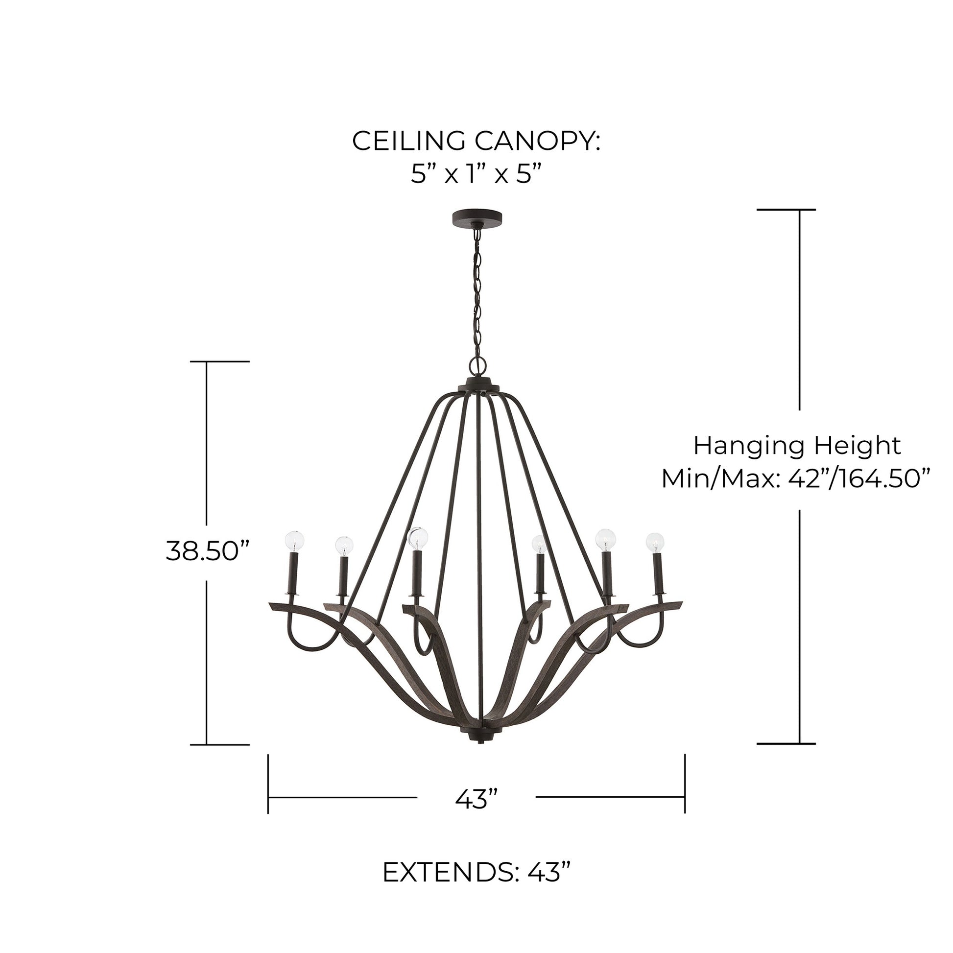 CAPITAL LIGHTING, CLIVE CHANDELIER, CHANDELIER LIGHT