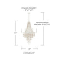 CAPITAL LIGHTING, CARISSA CHANDELIER, CHANDELIER LIGHT