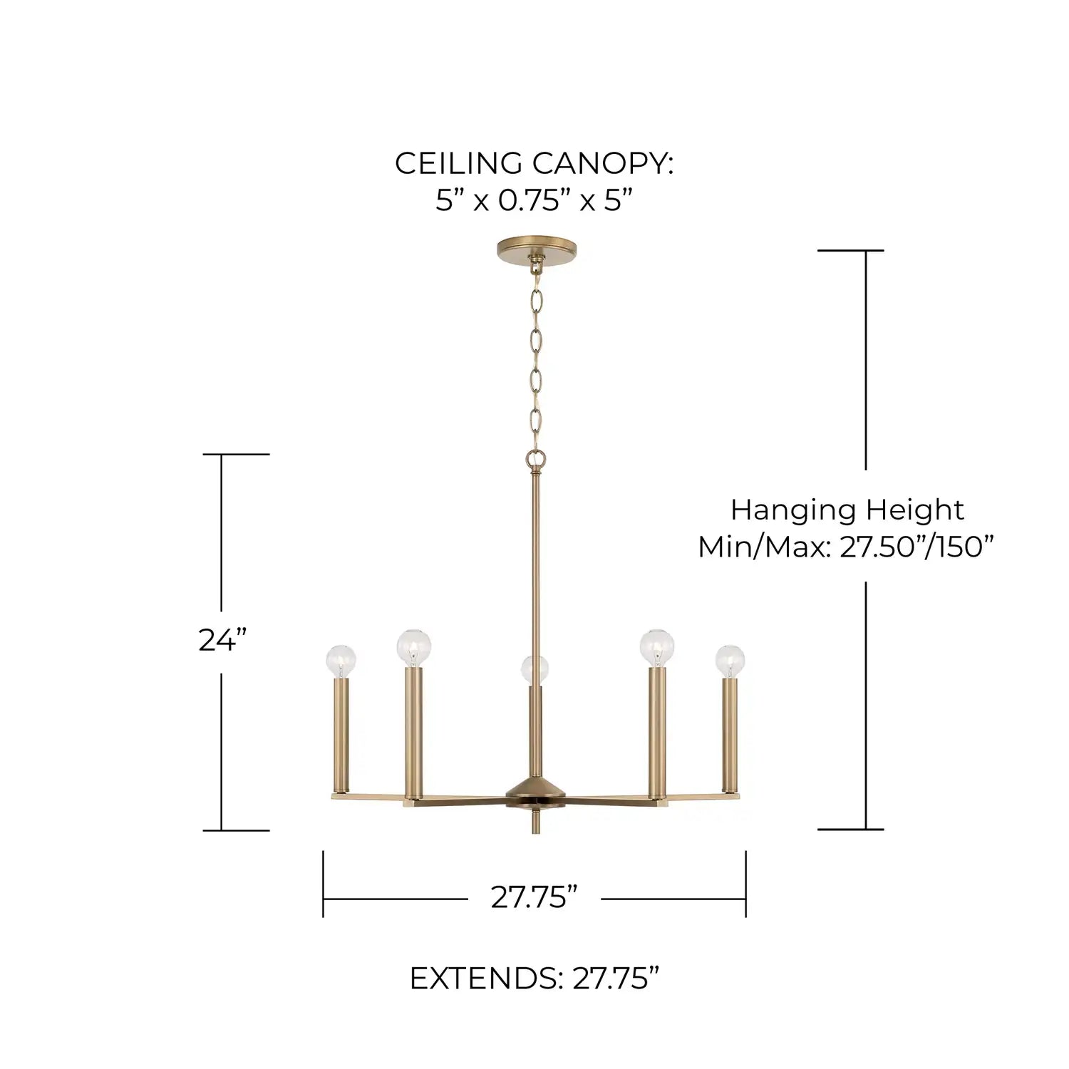 CAPITAL LIGHTING, PORTMAN CHANDELIER, CHANDELIER LIGHT