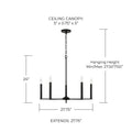 CAPITAL LIGHTING, PORTMAN CHANDELIER, CHANDELIER LIGHT