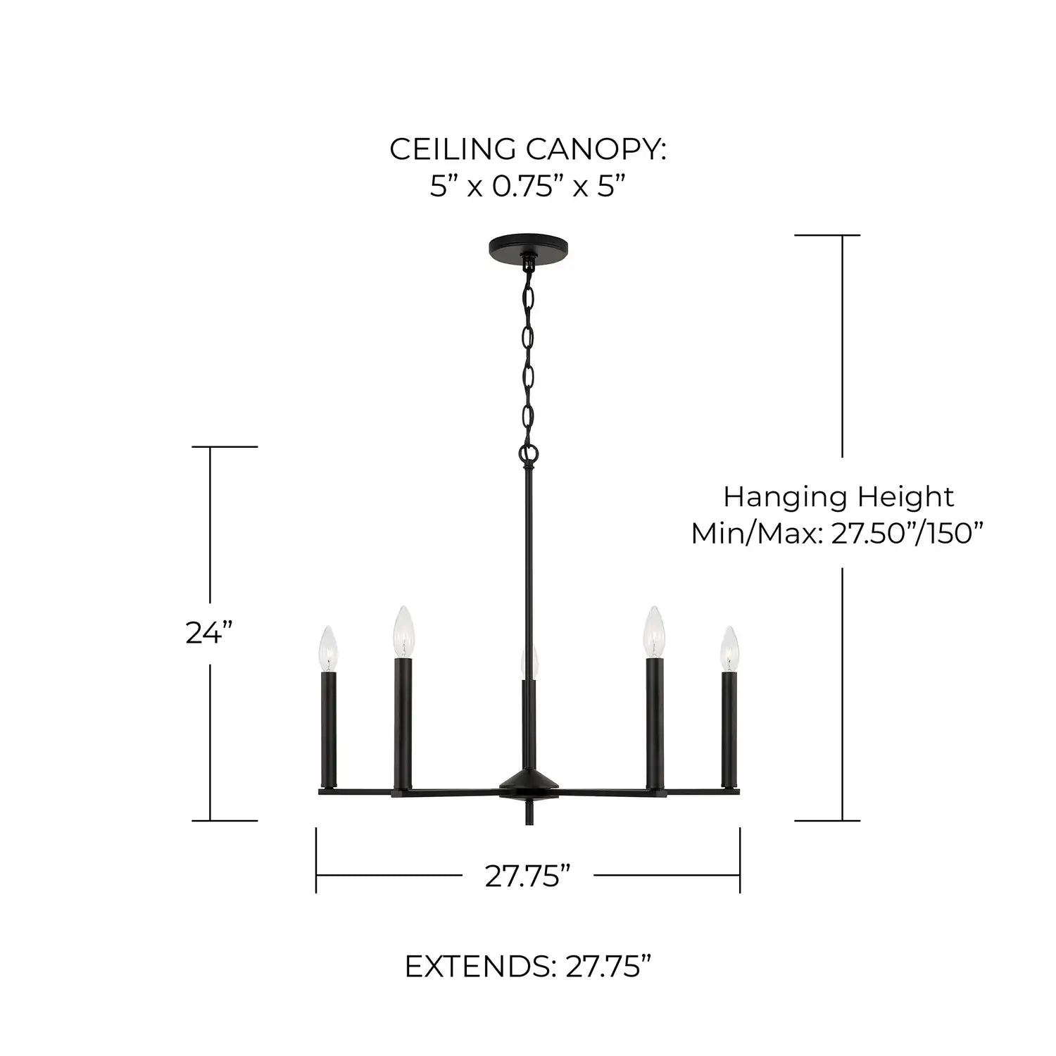CAPITAL LIGHTING, PORTMAN CHANDELIER, CHANDELIER LIGHT