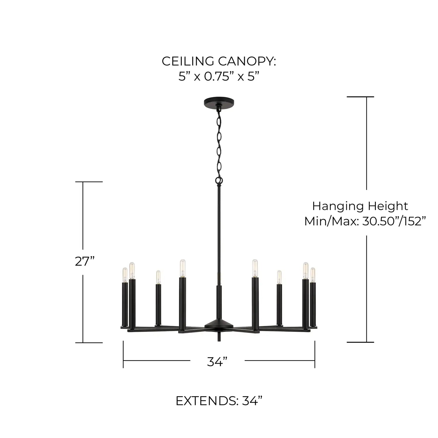 CAPITAL LIGHTING, PORTMAN CHANDELIER, CHANDELIER LIGHT
