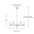 CAPITAL LIGHTING, FULLER CHANDELIER, CHANDELIER LIGHT