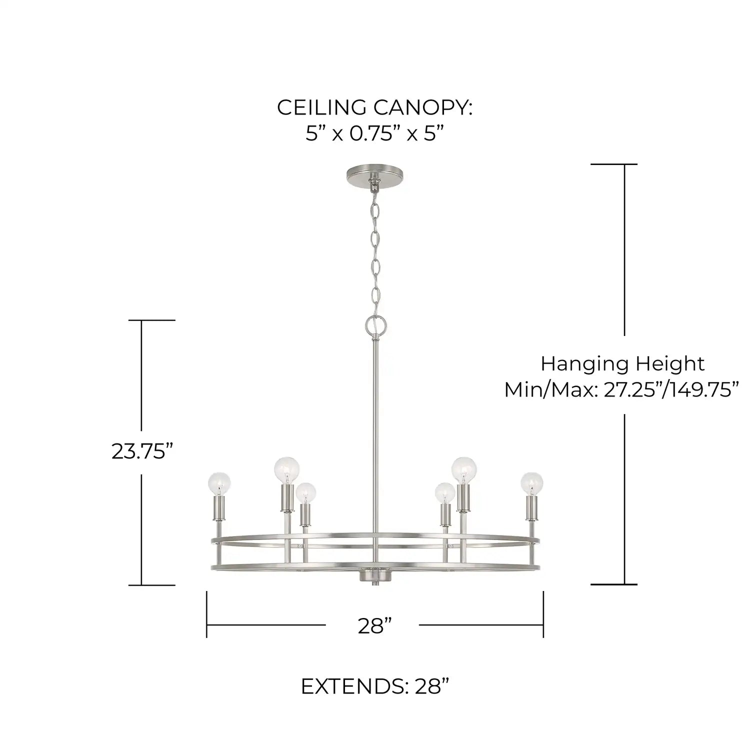 CAPITAL LIGHTING, FULLER CHANDELIER, CHANDELIER LIGHT
